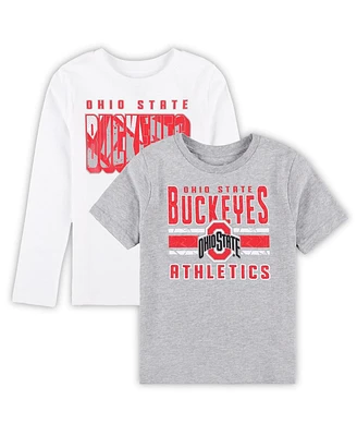 Outerstuff Preschool Ohio State Buckeyes In the Mix T-Shirt Combo Set