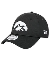 New Era Men's Black Iowa Hawkeyes Pivot 9FORTY Stretch-Snap Adjustable Hat