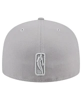 New Era Men's Gray Philadelphia 76ers Color Pack 59FIFTY Fitted Hat