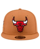 New Era Men's Tan Chicago Bulls Color Pack 9FIFTY Snapback Hat