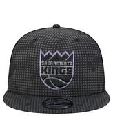 New Era Men's Black Sacramento Kings Midnight Ink Pop Outline 9FIFTY Snapback Hat