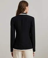 Lauren Ralph Women's Two-Tone Georgette Blazer