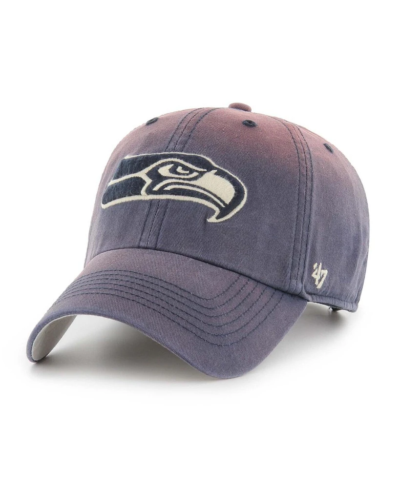 '47 Brand Men's College Navy Seattle Seahawks Dusted Relaxed Clean Up Adjustable Hat