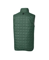 Cutter Buck Men's Hunter Green Philadelphia Eagles Rainier PrimaLoft Eco Full-Zip Puffer Vest