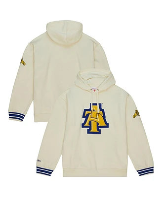 Mitchell & Ness Men's Cream North Carolina A&T Aggies Heavyweight Pullover Hoodie