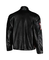 Reason Men's and Women's Black Scarface Moto Full-Zip Jacket