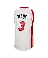 Mitchell & Ness Men's Dwyane Wade White Miami Heat 2005-06 Authentic Player Jersey