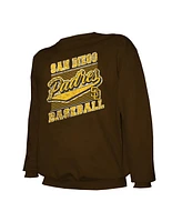 Stitches Men's Brown San Diego Padres Pullover Sweatshirt