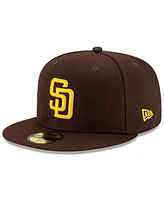 New Era Men's Brown San Diego Padres National Baseball Hall of Fame 59FIFTY Fitted Hat