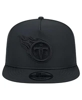 New Era Men's Black Tennessee Titans Hydro A-Frame 9FIFTY Snapback Hat