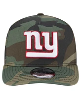 New Era Men's Camo New York Giants Woodsy 9FIFTY Snapback Hat