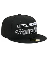 New Era Men's Black Chicago White Sox Ransom 59FIFTY Fitted Hat