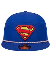 New Era Men's Blue Superman 9FIFTY Adjustable Hat