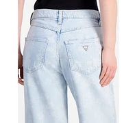 Guess Women's Bellflower Wide-Leg High-Rise Jeans
