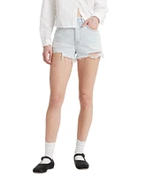 Levi's Women's 501 Original Ripped High-Rise Jean Shorts