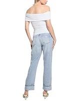 Guess Women's High-Rise Celia Boyfriend Jeans