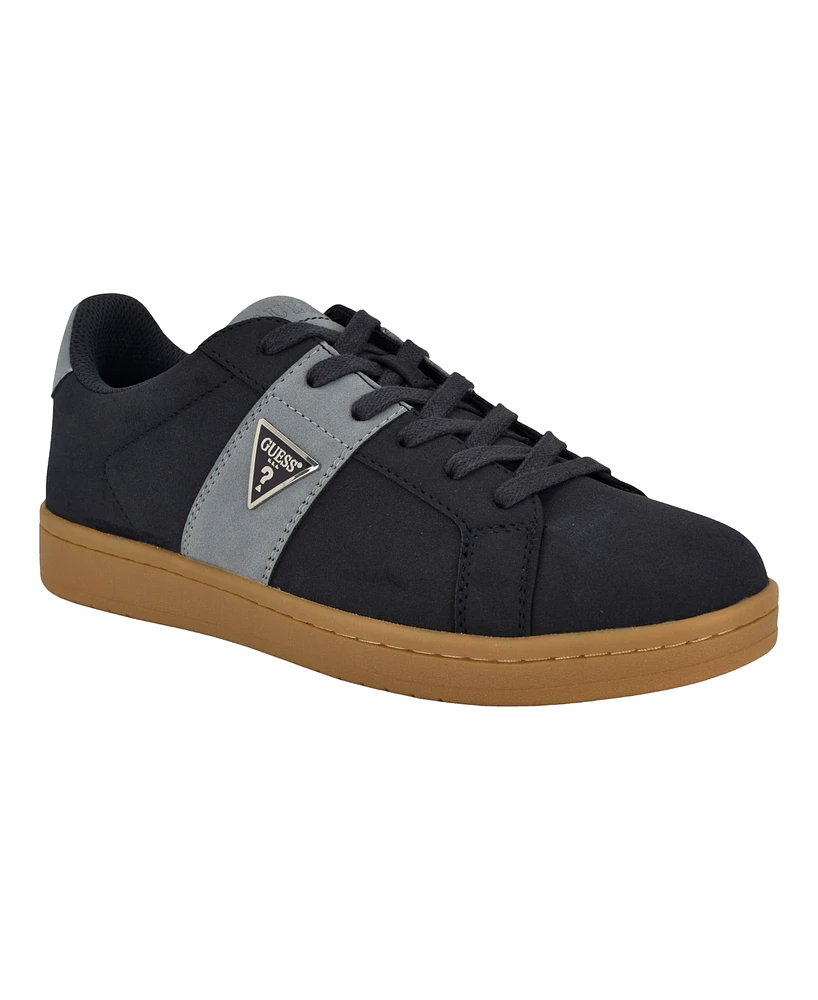 Guess Men's Largot Branded Lace Up Fashion Sneakers