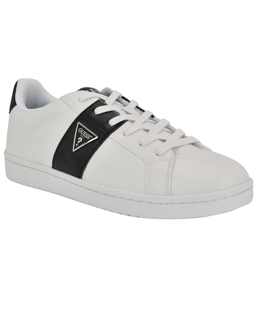 Guess Men's Largot Branded Lace Up Fashion Sneakers