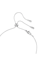 Swarovski Constella Round Cuts White Rhodium Plated Y Necklace