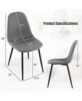 Dining Chairs Set of 4 for Stylish and Comfortable Seating in Dining Rooms or Kitchens