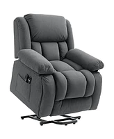 Homcom Power Lift Recliner Chair with Vibration Massage and Heat,