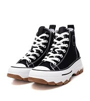 Women's Casual Canvas High Top Sneakers By Xti