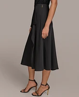 Donna Karan New York Women's Ruffle-Front Skirt