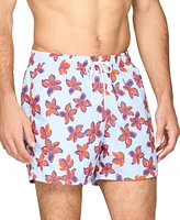 Tommy Hilfiger Men's Print Drawstring 5" Swim Trunks