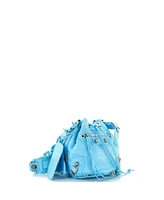 Pre-Owned Balenciaga Xs Le Cagole Giant Studs Bucket Bag Leather