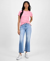 Boss Orange Women's Crewneck Embellished-Logo T-Shirt