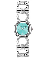 Ferragamo Women's Swiss Double Gancini Stainless Steel Link Bracelet Watch 25mm
