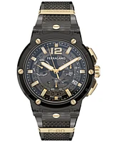 Ferragamo Men's Swiss Chronograph F-80 Translucent Polyurethane Strap Watch 44mm