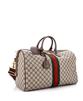 Pre-Owned Balenciaga Medium x Gucci The Hacker Project Duffle Bag Bb Coated Canvas