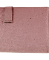 Pre-Owned HERMES Long Bearn Wallet Chevre Mysore