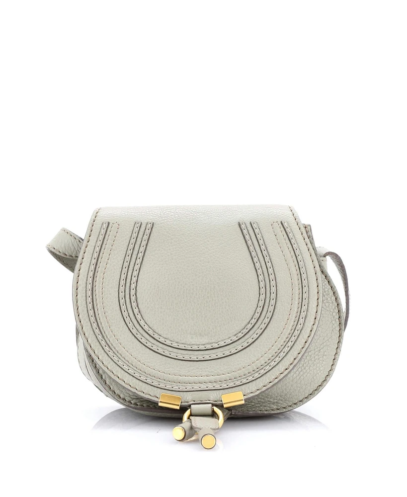 Pre-Owned Chloe Small Marcie Crossbody Bag Leather