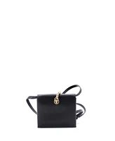 Pre-Owned HERMES Chaine d'Ancre Compact Wallet on Strap Chevre Mysore