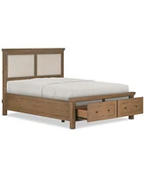 Alverton California King Upholstered Storage Bed, Created for Macy's