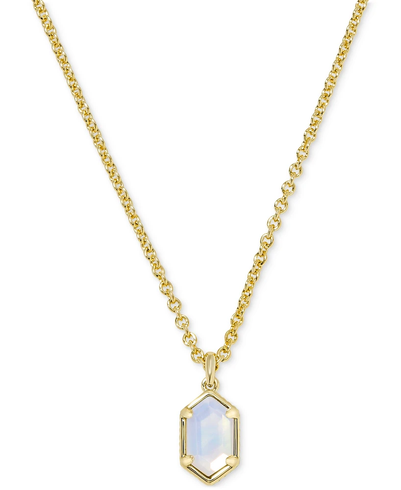 Kendra Scott 14k Gold-Plated Hallie Short 18" Pendant Necklace