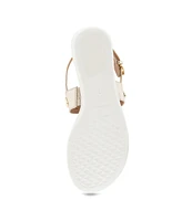 Aerosoles Women's Lago Round Toe Thong Sandals