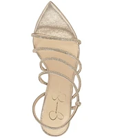 Jessica Simpson Women's Vioreena Strappy Rhinestone Stiletto Dress Sandals