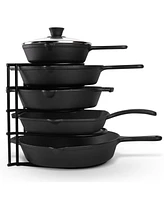 Cuisinel Pan Organizer Rack - 60 to 100-lbs Capacity Extremely Heavy Duty - 8mm Thick Made in India