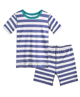 Mightly Toddler Fair Trade 100% Organic Cotton Tight Fit Shortie Pajamas, 2-Piece Set