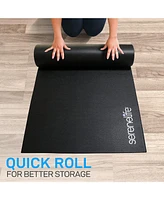 SereneLife Premium Exercise & Fitness Mat with Non-Slip Texture, 30x60 Inches