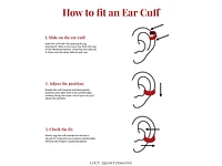 Art Deco Ear Cuff Earring