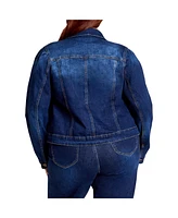 Plus Kira Denim Jacket