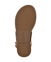 Tommy Hilfiger Women's Carree T-Strap Flat Sandals