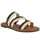 Tommy Hilfiger Women's Brelyn Raffia Slip-On Flat Sandals