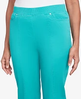 Alfred Dunner Women's Nantucket Tailored Tulip Hem Capri Pants