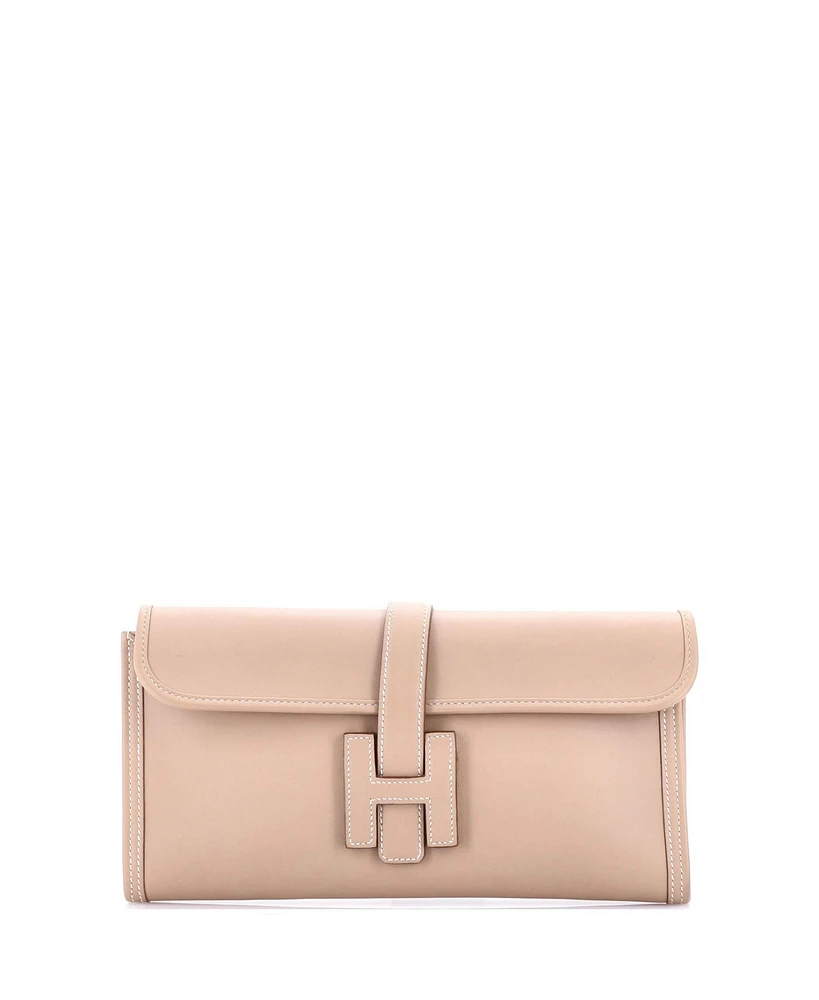 Pre-Owned HERMES 29 Jige Elan Clutch Swift