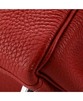 Pre-Owned HERMES Kelly 32 Handbag Red Togo with Palladium Hardware